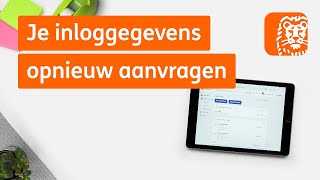 Inloggegevens Mijn ING opnieuw aanvragen  Digitaal Bankieren Hoe werkt het  ING [upl. by Durward21]