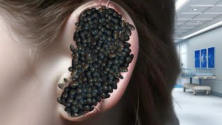 ASMR What Happened With Ear  ASMR Important 2D Treatment Animation Remove Shevali Maggots On Ear [upl. by Carrissa219]