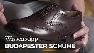 Wissenstipp  Budapester Schuhe [upl. by Cesaro]