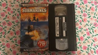 Opening To American Heroes Submarines 2003 VHS￼ Fourth of July Edition￼ [upl. by Yeldud]