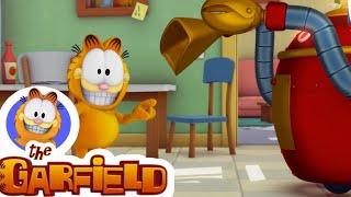 Garfield Sinhala Cartoon THE ROBOT Episode [upl. by Cirtap]