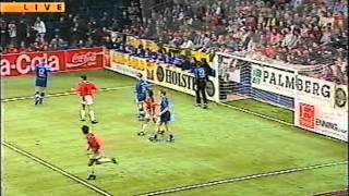 Hallenmasters 1996 RotWeiss Essen  FC Schalke 04 Vorrunde Teil 1 [upl. by Brien319]