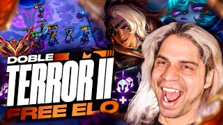 LA MEJOR COMPOSICION DE DOBLE TERROR 3 ESTRELLAS EN TFT [upl. by Zina]