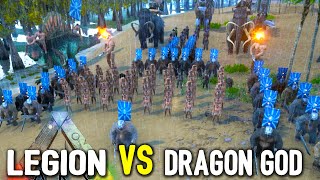 Ark Survival Evolved  DRAGON GOD vs LEGION FAIL  New Creatures  Weapons Gameplay [upl. by Atival]