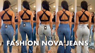 FASHION NOVA JEANS HAUL 2021  19 PAIRS SIZE 5  Jessica Carmona [upl. by Mcneil]