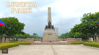 4K Walk Tour  Luneta Park Ermita Manila Philippines 2022 [upl. by Kelsey]