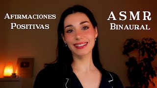 ASMR BINAURAL 💤 en Español 🦋 Afirmaciones Positivas 🌌 Motivación Año Nuevo 2024 Atención Personal [upl. by Fulcher853]