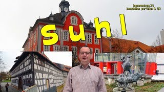 Suhl😃🌲🌳ThüringenStadtrundgang🏰⛲⛪🏰SehenswürdigkeitenSuhler Jagdwaffen🏡🛤SimsonStadtführer🌳🌳🌲🌲Video [upl. by Adnauqahs642]