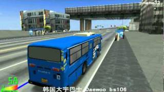 mm2 tour 368 大宇巴士 Daewoo bs106 대우버스주식회사 in korea 20 city [upl. by Nettirb]