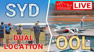 🔴 WOW DUAL Location PlaneSpotting Sydney  Gold Coast  Chill Sunday hangout with Kurt  Matt 🔴 [upl. by Audwin]