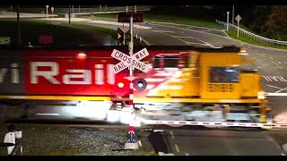 A coal train at night  by drone [upl. by Vic]