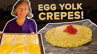 The Secret to the Perfect Keto Egg Yolk Crepes [upl. by Caroline]