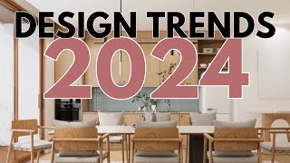 Top Interior Design Trends for 2024  Curved Furniture and Colorful Rooms [upl. by Vyky]