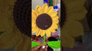 Girasol crochet 🌻💕 crochet hechoamano floresamarillas [upl. by Levana]