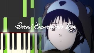 Boa  Duvet Serial Experiments Lain Opening Synthesia arrangement [upl. by Ramona457]