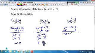 Solving a Proportion Problem Type 2 [upl. by Yntrok]