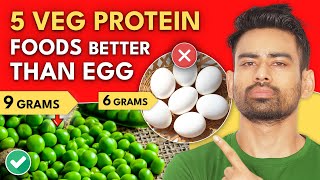 5 Amazing Vegetarian Protein Foods Better Than Egg [upl. by Trub]