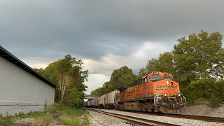 Solo BNSF ES44AC 6008 Leads CSX Phosphate B216 on 9723 [upl. by Brouwer]