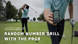 Random Number Drill with the PRGR Golf Launch Monitor [upl. by Rebecka682]