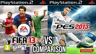 FIFA 13 Vs PES 2013 PS2 [upl. by Cordula]