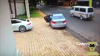 Carjacking Victim Sacrifices his Porsche to Escape  Active Self Protection [upl. by Scherman]