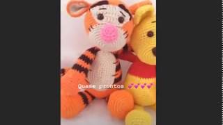 Turminha do Ursinho Pooh Amigurumi [upl. by Etnoek]