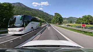 Spectacular Swiss Roads Sarnen to Lucerne Drive Tour in 4K [upl. by Siesser]