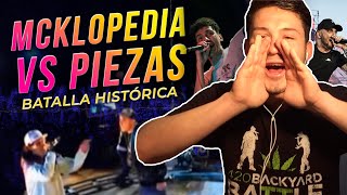 MCKLOPEDIA vs PIEZAS  HAY REPLICA PORQUE ESPAÑOLES SON LOS JUECES [upl. by Akima]