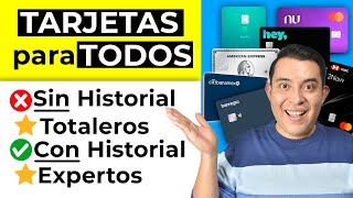 TARJETAS DE CREDITO PARA TODOS 🔴 Tarjetas sin historial Mal en Buró Totaleros ⭐ LAS MEJORES 2023 [upl. by Scrope]