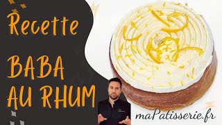 Recette du Baba au Rhum 🍹 facile en 5 étapes [upl. by Nylsirhc]