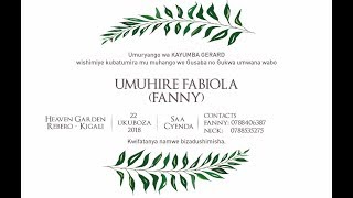 Umuhango wo gusaba Umuhire FabiolaFANNY [upl. by Nytsrik]