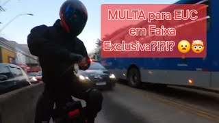 MULTA para Monociclo Elétrico em Faixa Exclusiva [upl. by Attevaj754]