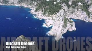 Capri  Piazzetta  Faraglioni  Marina Piccola by Aircraft Drones  High Definition Video [upl. by Lalitta190]