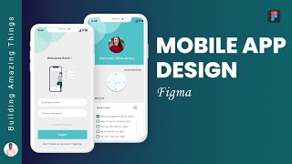 Figma Mobile App Design Tutorial [upl. by Thad]