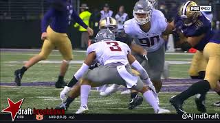 Myles Gaskin Washington RB vs Washington State  2017 [upl. by Fransen]