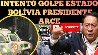 GOLP3 DE ESTADO FALLIDO EN BOLIVIA MILICOS INTENTAN BAJARSE A LUIS ARCE NOTICIAS RFE TV [upl. by Onaivatco228]