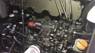 Yanmar Engine Basics 4  fuel injectors [upl. by Ylram]