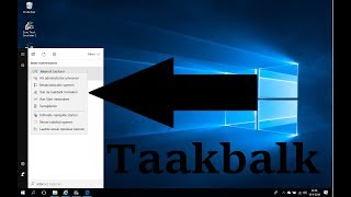 Taakbalk aanpassen windows 10 ComputerNL2 [upl. by Guildroy]