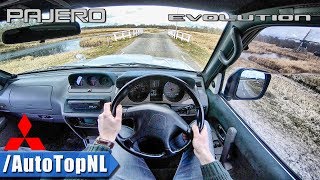 Mitsubishi Pajero Evolution 35 V6 POV Test Drive by AutoTopNL [upl. by Edd546]