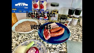 Lentejas con verduras muy especiales [upl. by Esyned]