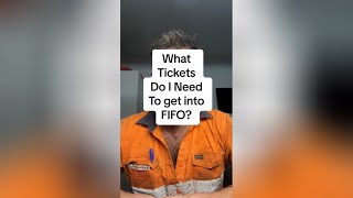 What FIFO TICKETS Do You Need to Get a FIFO JOB [upl. by Etnovad]