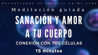 Meditación guiada de SANACIÓN 💜🙏🏼  15 minutos MINDFULNESS [upl. by Brebner]