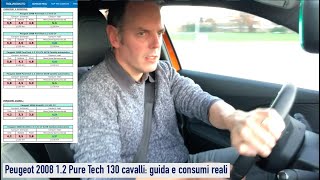 Alla scoperta della nuova Peugeot 2008 12 PureTech 130 cavalli e uno sguardo ai consumi reali [upl. by Attelra]