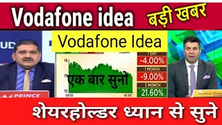 Vodafone Idea Share LATEST NEWS  Vodafone Idea Share NEWS  Vodafone idea share analysis [upl. by Hasila752]