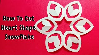 How To Make Snowflake ❄️ Out of Paper  Paper Snowflakes  Easy Paper Snowflakes [upl. by Thetisa]