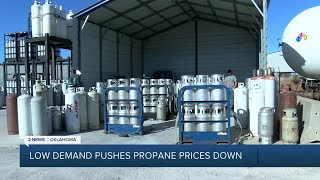 Low demand pushing Tulsa propane prices down [upl. by Wobniar]