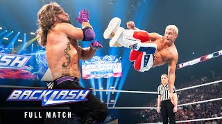 FULL MATCH Cody Rhodes vs AJ Styles – WWE Title Match WWE Backlash France [upl. by Fennessy]