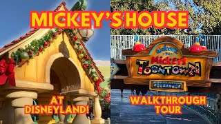 Mickeys House Tour  Mickeys Toontown  Disneyland 2023 [upl. by Adnoval969]