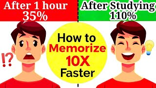 8 TRICKS To Memorize Anything Faster   How to memorize long answers for exam fast  TIPS amp TRICKS [upl. by Lambertson]