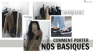 COMMENT PORTER NOS BASIQUES • LE MANTEAU LONG BON PLAN [upl. by Ateuqirne119]